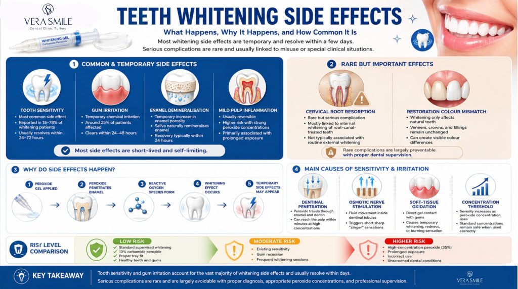teeth whitening side effects.
common side effects of teeth whitening.
main causes of tooth sensitivity.