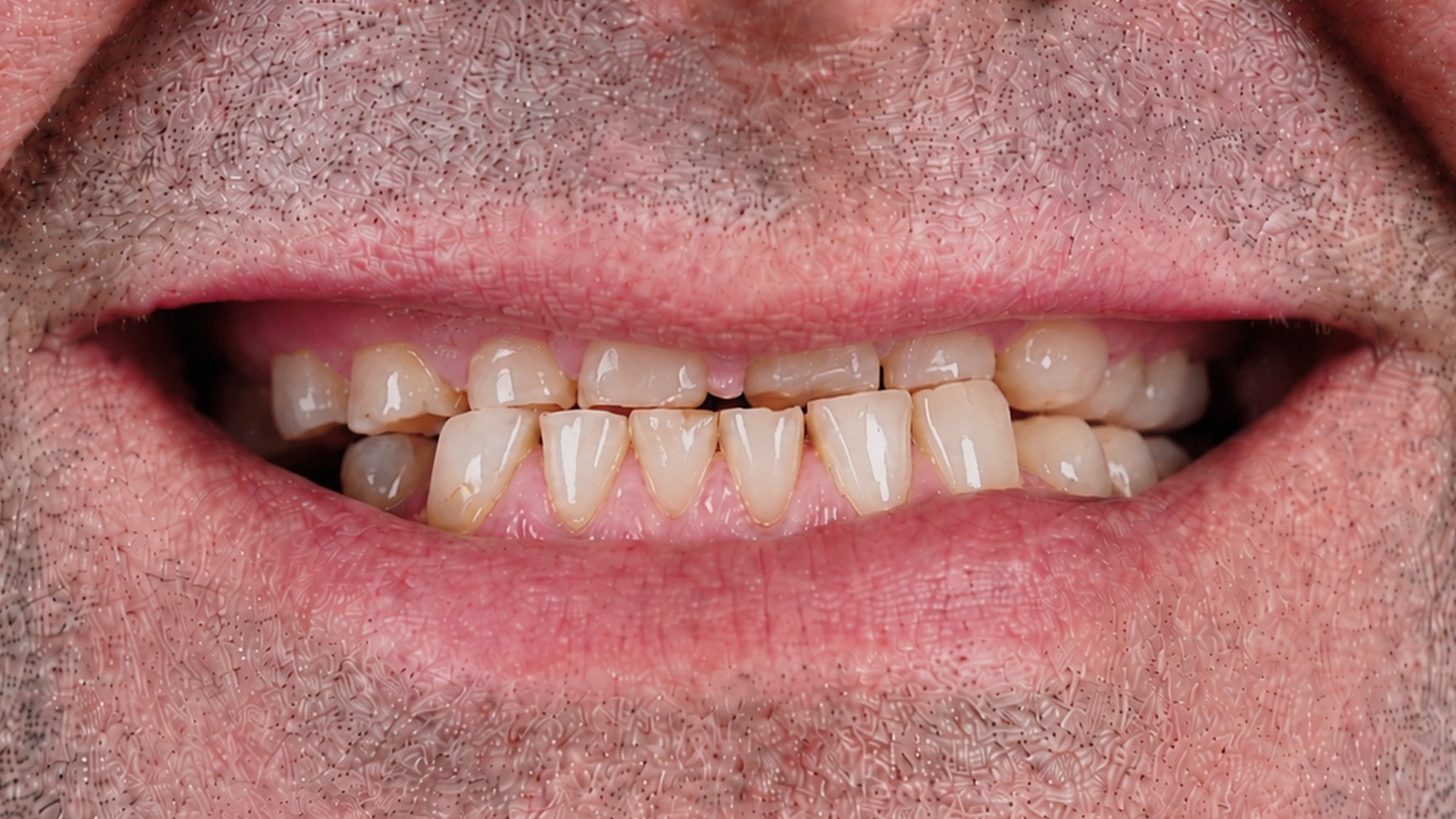Antes — frontal